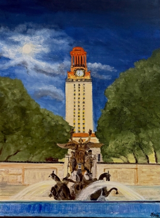 Victorious Celebration at UT by artist Mozelle Marks